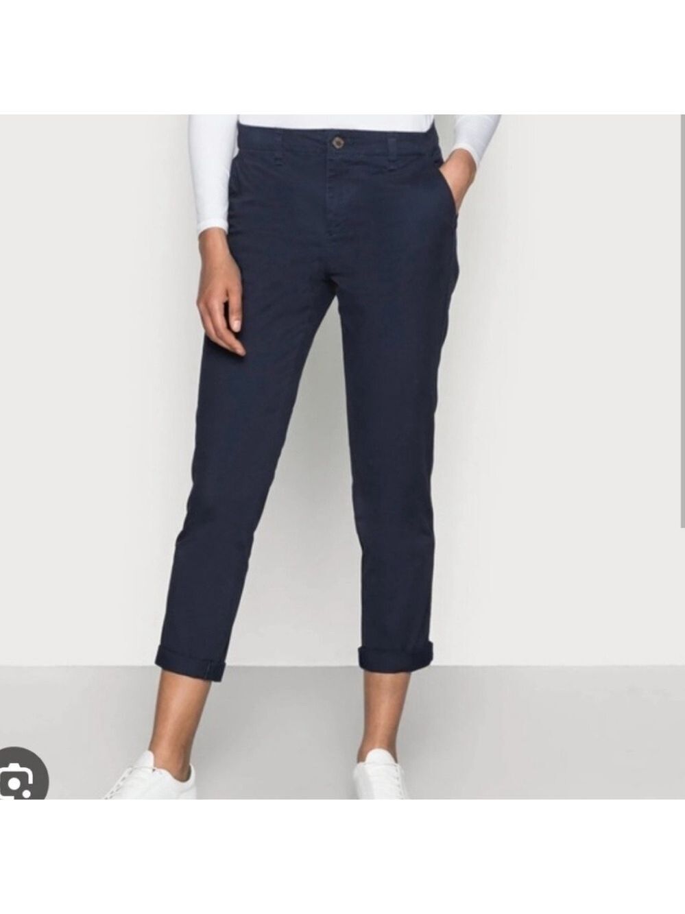 Gap Girlfriend Khaki Navy Chino Pants, size 12/31